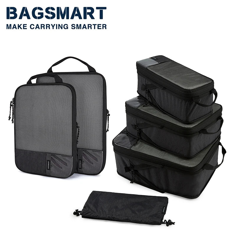 Packing Cubes Reisorganizer – Compressie Kofferorganizer (2 t/m 6 stuks)