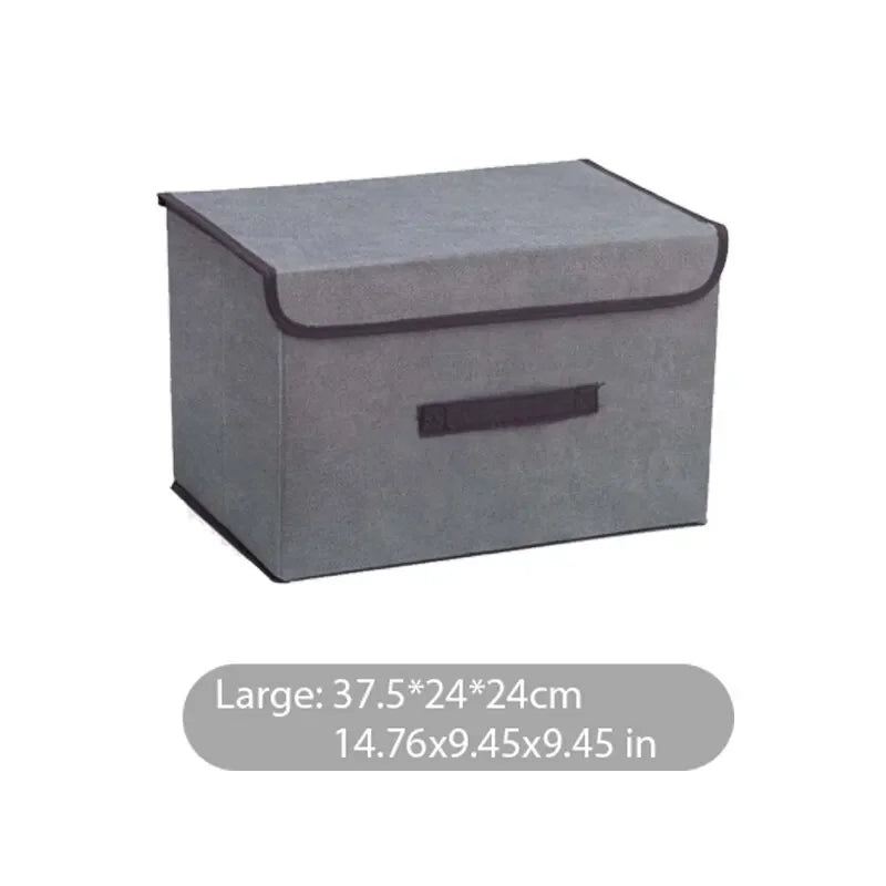 Opvouwbare opbergbox grijs – kleding, speelgoed, sokken en cosmetica organizer