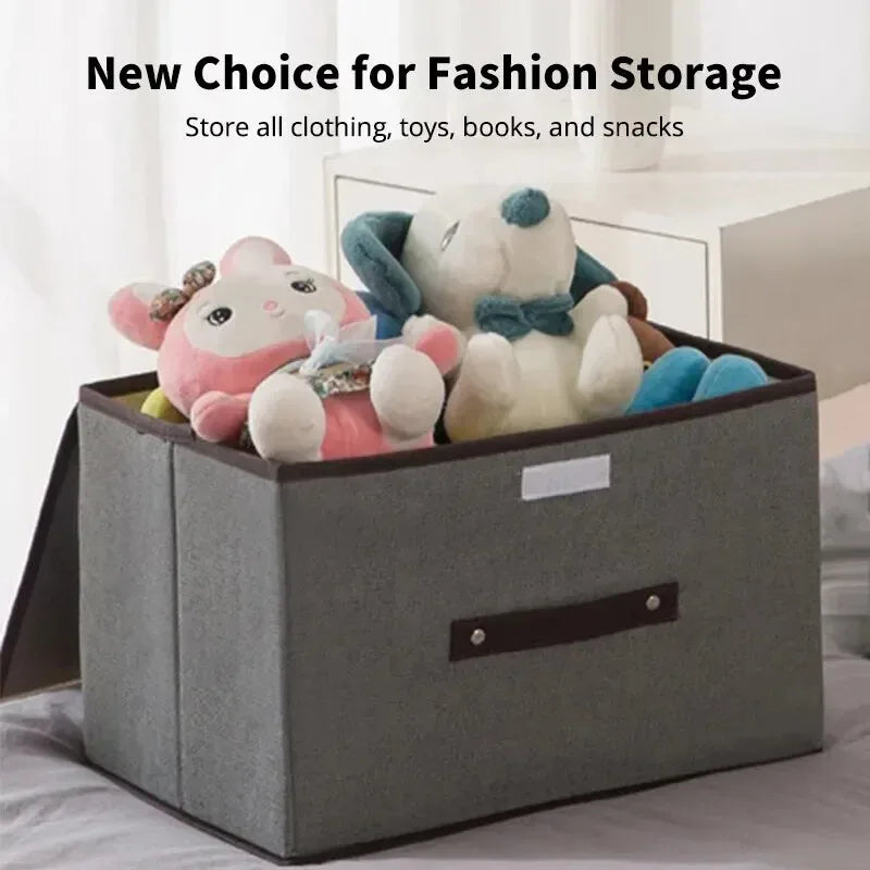 Opvouwbare opbergbox grijs – kleding, speelgoed, sokken en cosmetica organizer